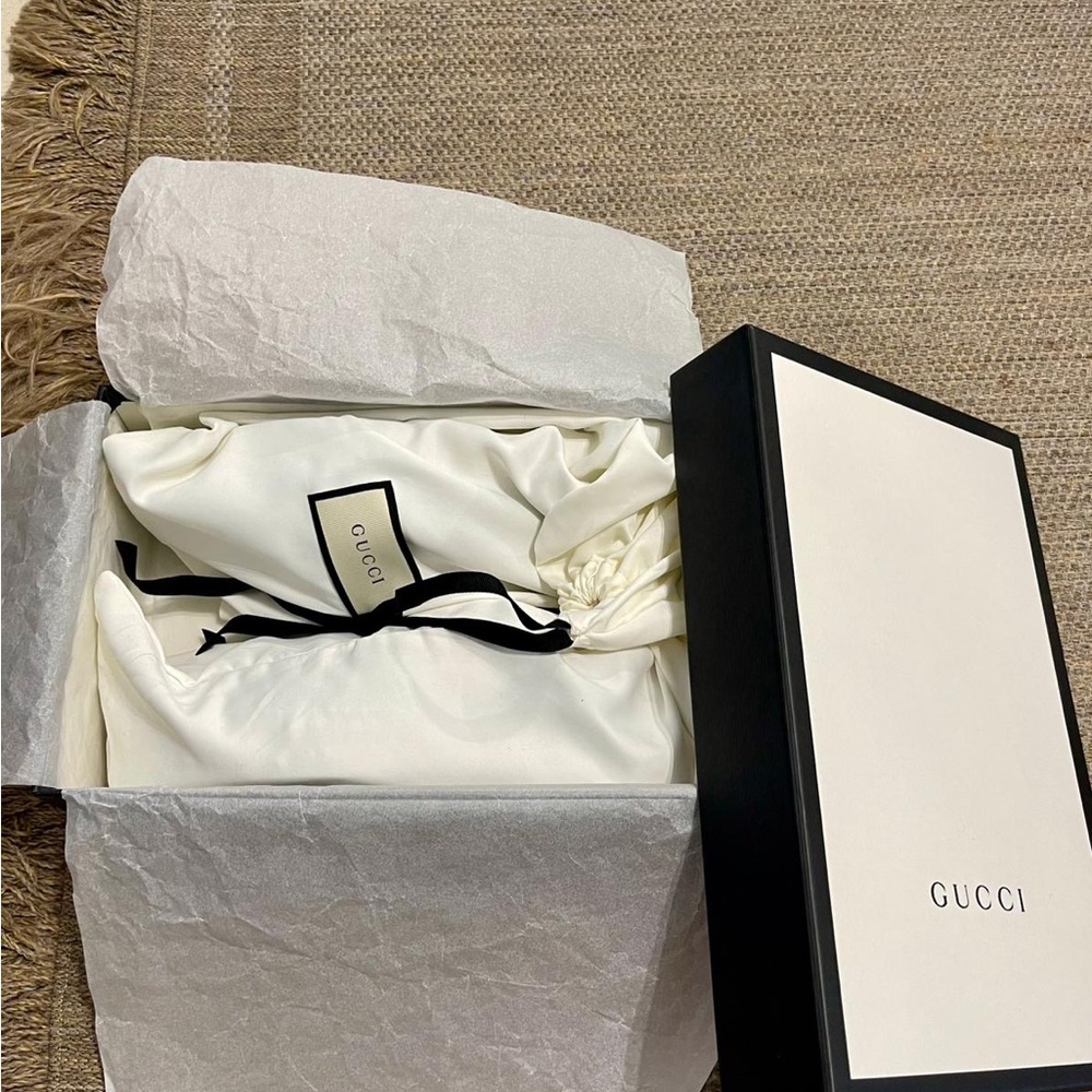 Gucci Black Espadrilles with Gold Accents - Picture 8 of 15